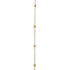 AussieSuperStore Jewellery Making Supplies JF Connections Chain Thin with Small Bead (in 2 colors) JF Chain Thin with Small Bead | Jewellery Making Accessories